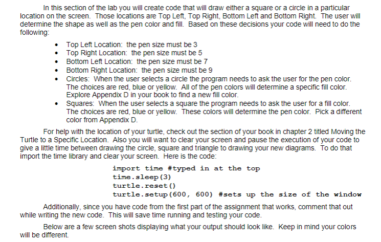 I have been stuck on this for a while. The code is