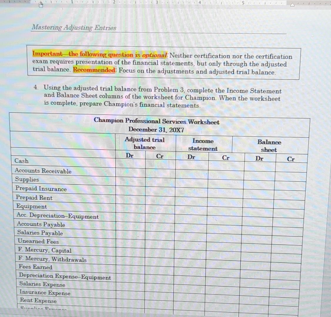 confused on how you would find the income and balance sheet? Important