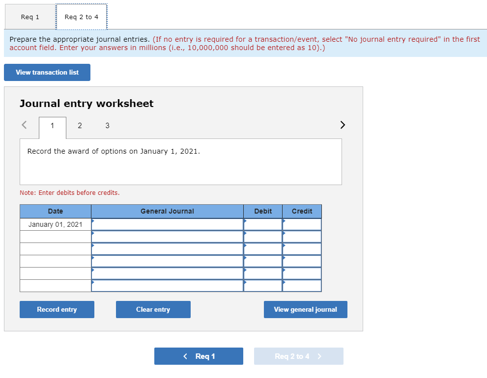 Exercise 19-6 (Algo) Stock options (L019-2] Heidi Software Corporation provides a variety
