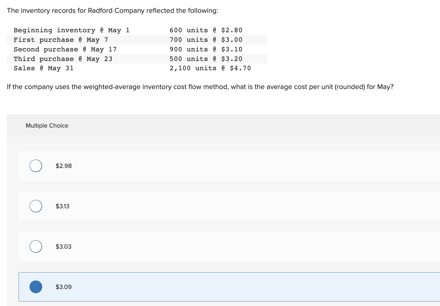 Please help me answer this quickly. Please and thank you. The inventory