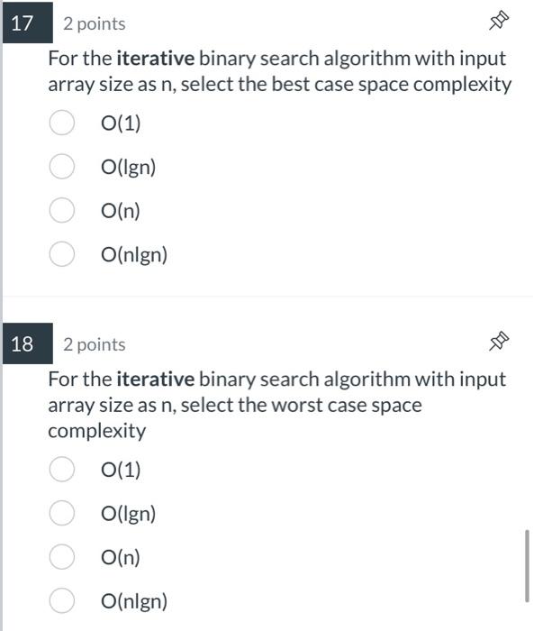 is t(n)=n2 2 points Which program has the better guarantee on the