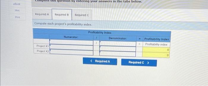 considered by Tiger Company. The company requires a 6% return from its