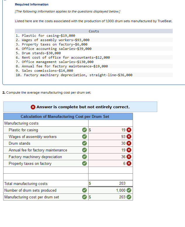 Can anyone explain exactly what I did wrong please? Required Information [The