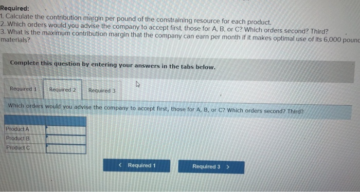 price Variable expenses: Direct materials Other variable expenses Total variable expenses Contribution