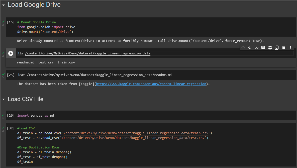 included a screenshot of the dataset route needed for the assignment on