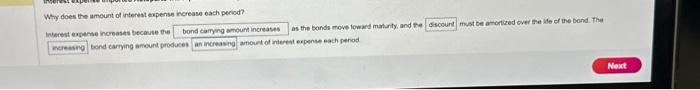 through the first trree intecest payments. (Round your answers to the nearest