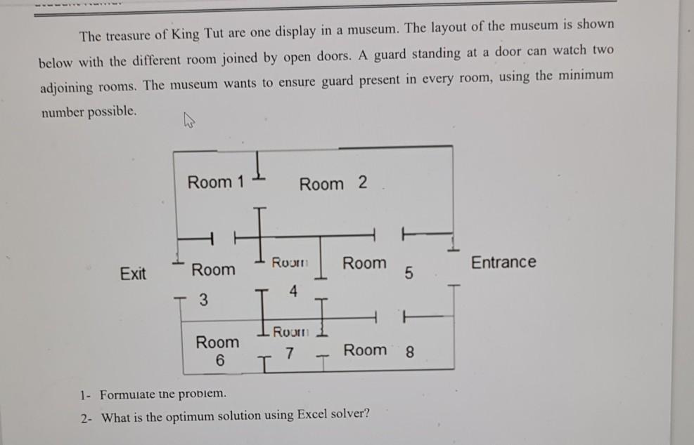 solve it as integer programming and formulate the problem The treasure