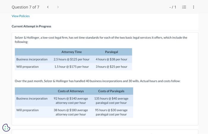  hello expert please help me with this accounting question. Current Attempt