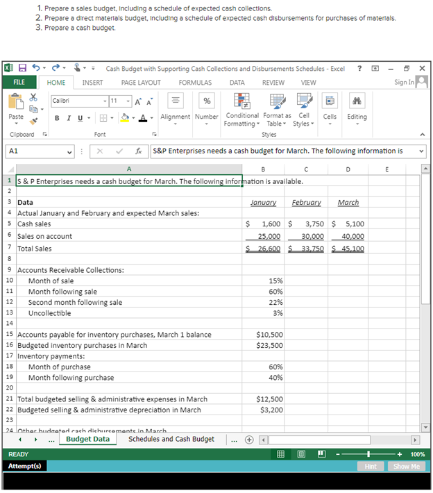 A&E 8** Please include Excel functions/formulas to yield appropriate answers. 1. Prepare