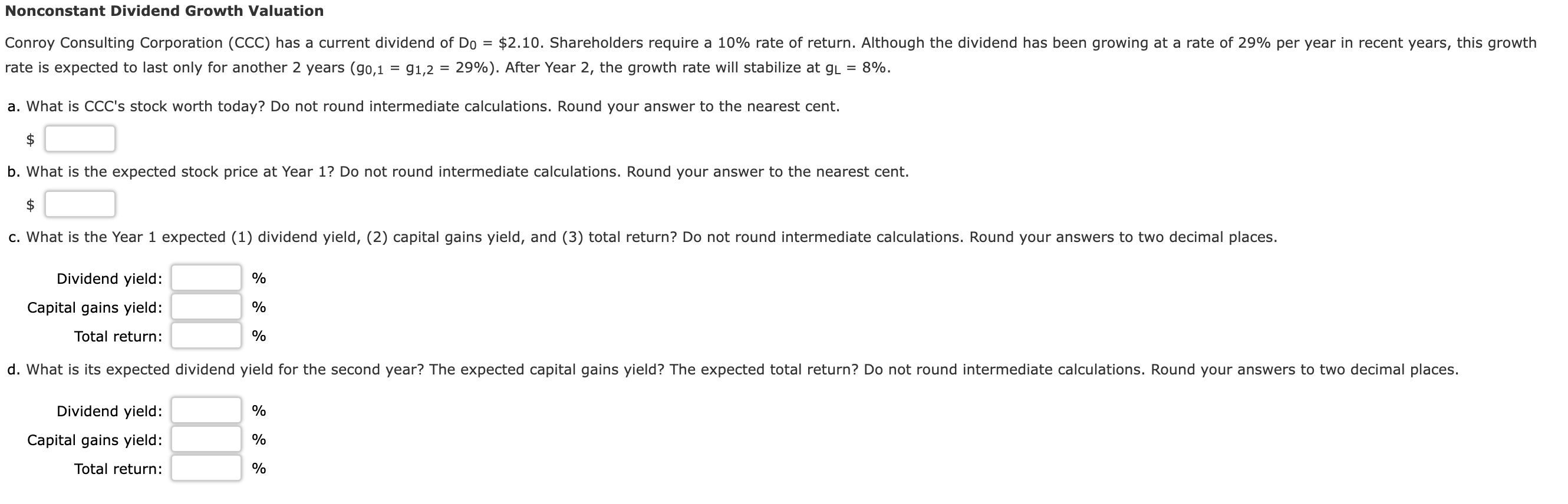 rate is expected to last only for another 2 years (g0,1=g1,2=29%).