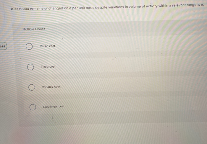 selling 4.800. The following data relate to annual operations at 4.800 units: