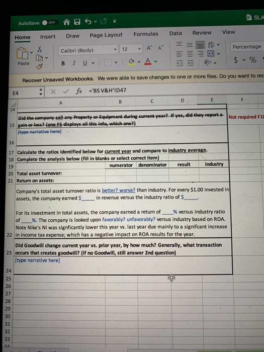 ES 2 Calibri (Body) 12 A A * BLUE OA 13 Conditional