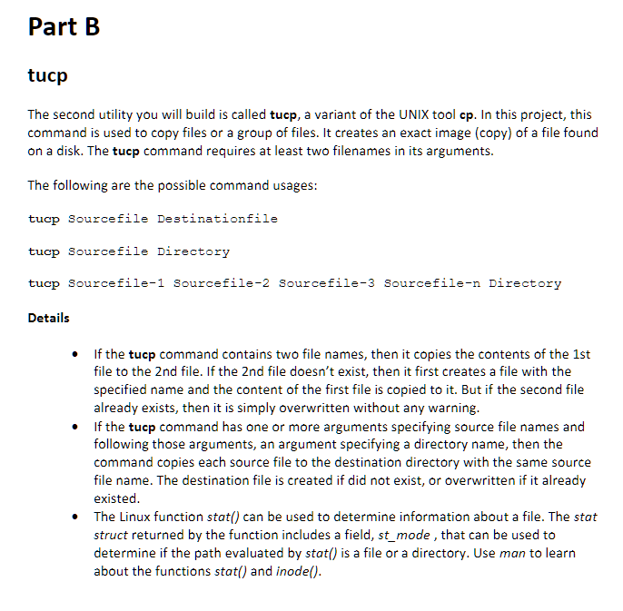 copies 1 source file to a destination file tucp - correctly copies