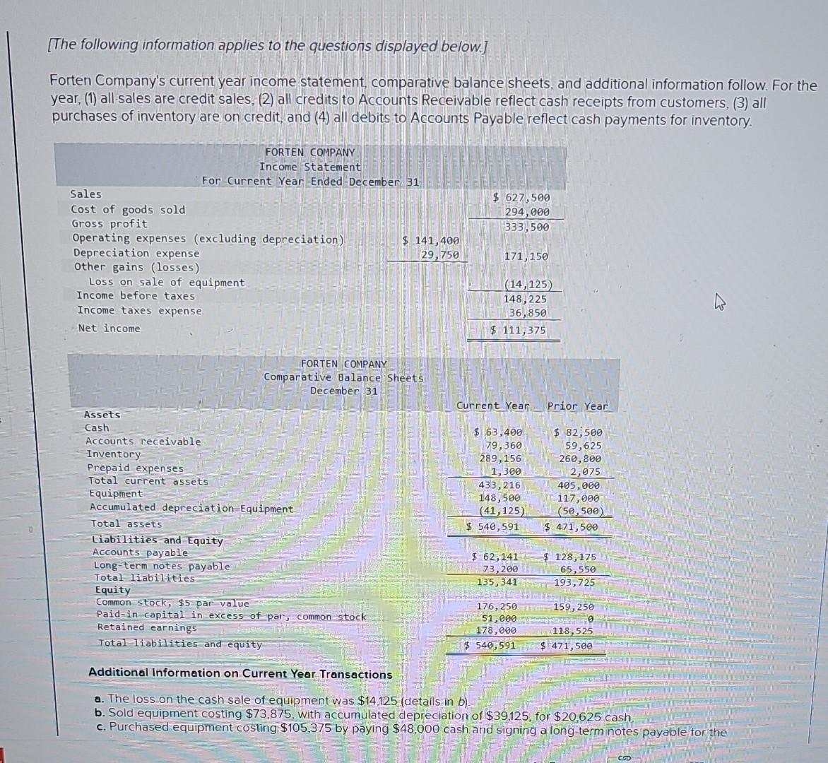 I need help with this spreadsheet please [The following information applies to