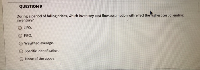 Company B uses FIFO. Assume rising prices. In analyzing liquidity and profitability