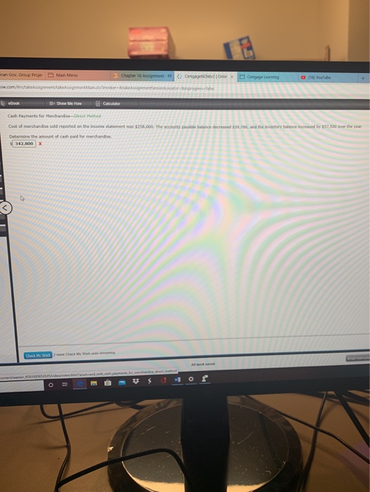  Gov. Group Man Meru Chapter 16 Assignment- o w. One X