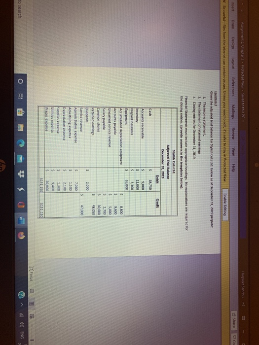  Assignment 2 Chapter 3 Protected ViewSaved to this PC. Harpreet Sandhu
