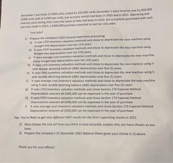 - 1 of 5 at 3 pts. Each This stylized case study