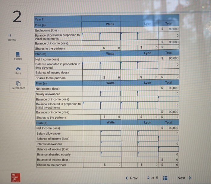 agree that Watts will work one-third of the total time devoted to