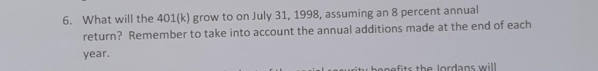 to receive a call from John Jordan. John had been referred by
