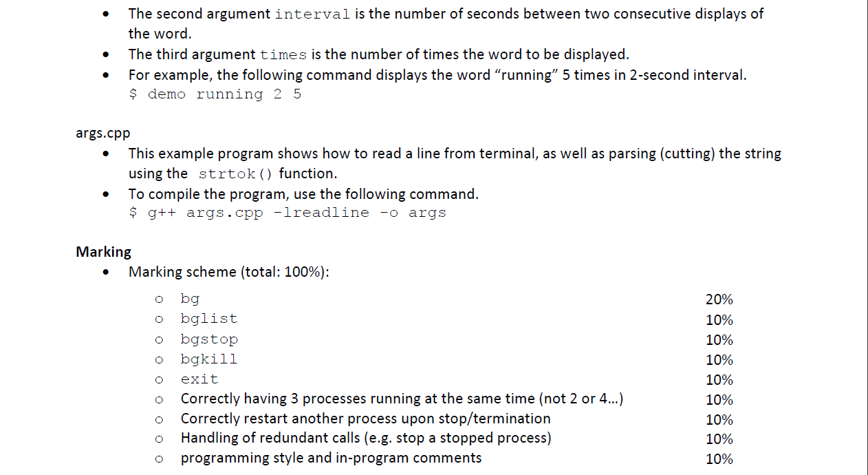 system calls related to process management. Introduction You need to implement a