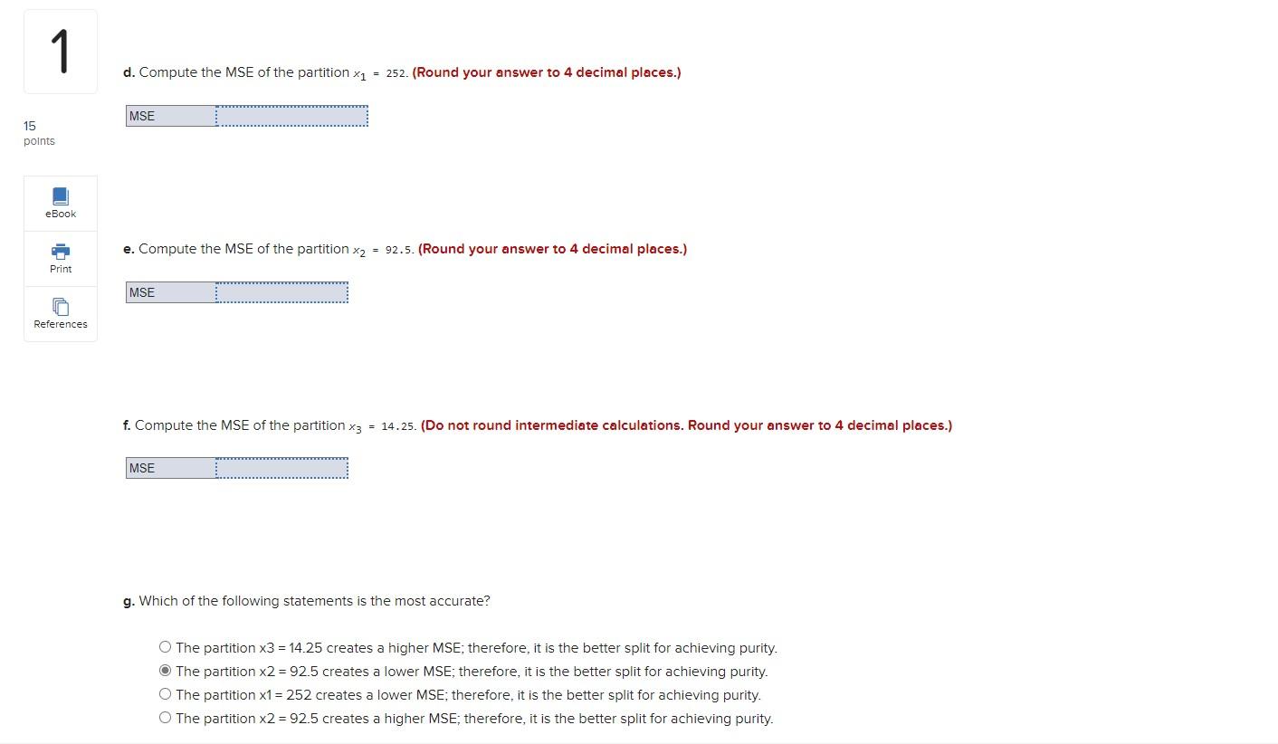 \\ \hline 2 & 258 & 98 & 9.5 & 15 &