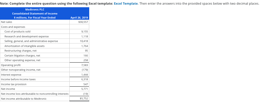 Please show work for question Note: Complete the entire question using the