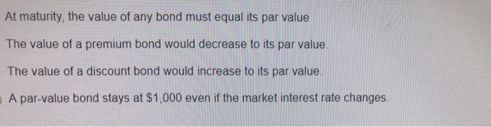 regarding to the relationship between bond maturity and bond value, which of