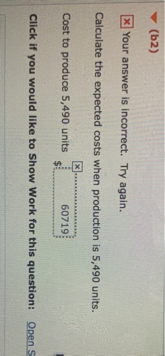  V (62) * Your answer is incorrect. Try again. Calculate the