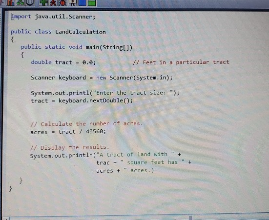  I need to find errors and correct this problem. import java.util.Scanner;