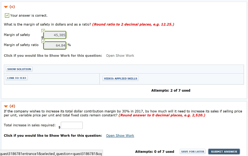 a manufacturer of rain barrels, had the following data for 2016 Sales