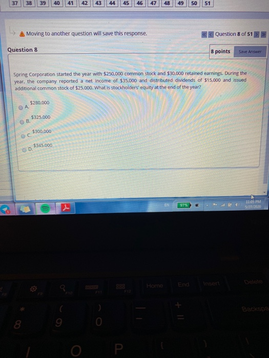 claims to resources B. distribution to stockholders C. creditors' claims to resources