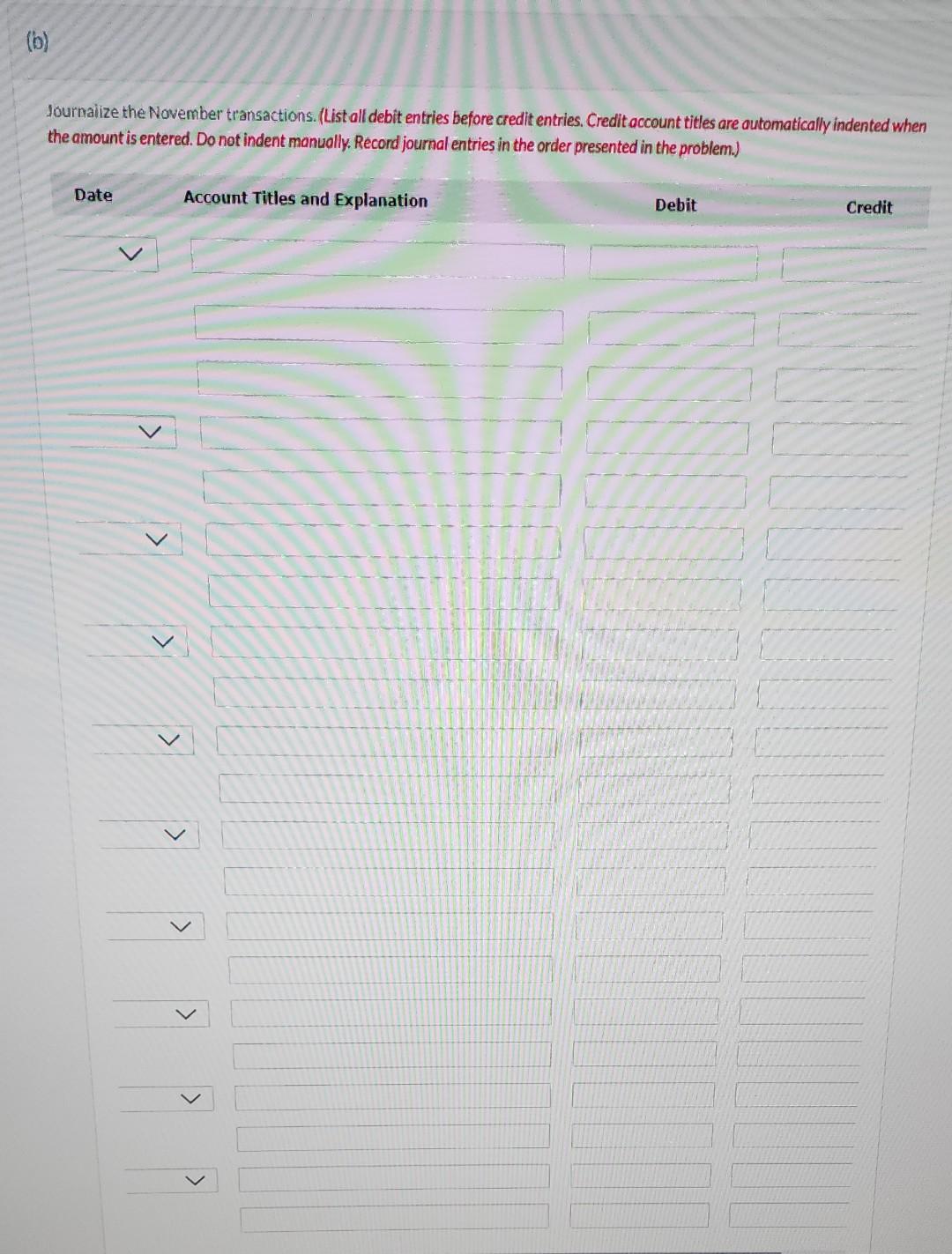 employees, of which $722 is for October salaries. 10 Received $3,470 cash