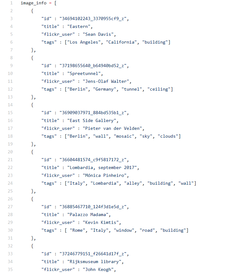 for an enhanced image search engine. The user should be able to