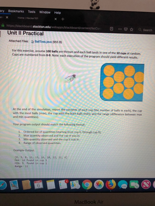  Java language and please include the screenshot of the output ory