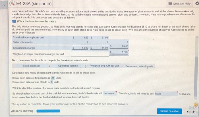 selling scarves at local craft shows, so he decided to make two