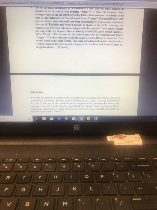 Business skills: Technology rent vs. buy decision, TCO analysis This project provides