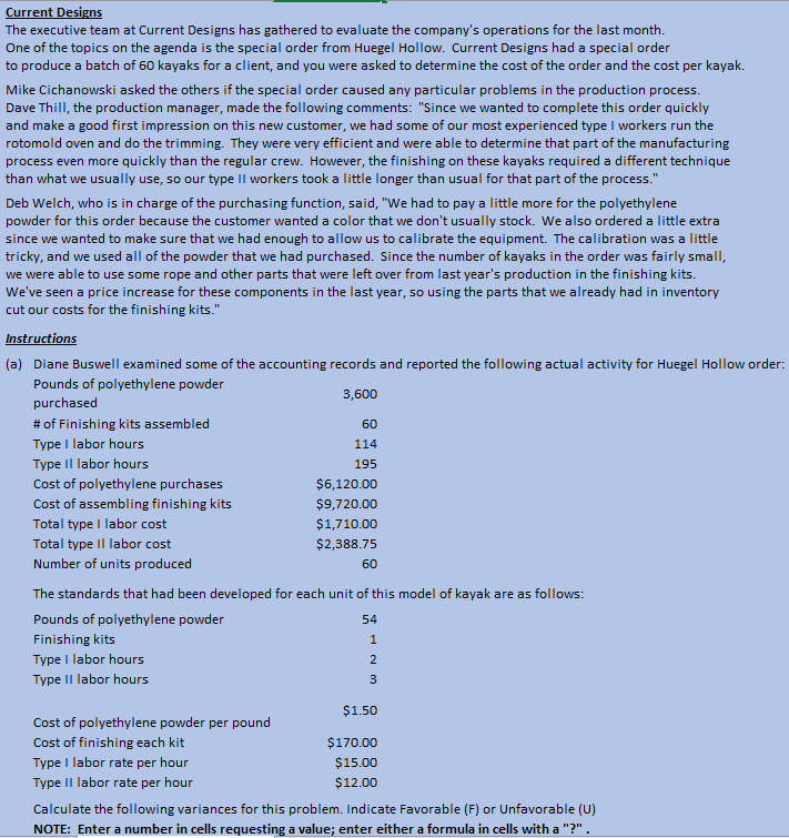  The executive team at Current Designs has gathered to evaluate the