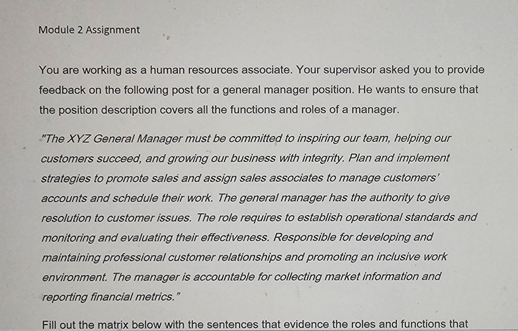 Business All these paper its the same question, please red all the