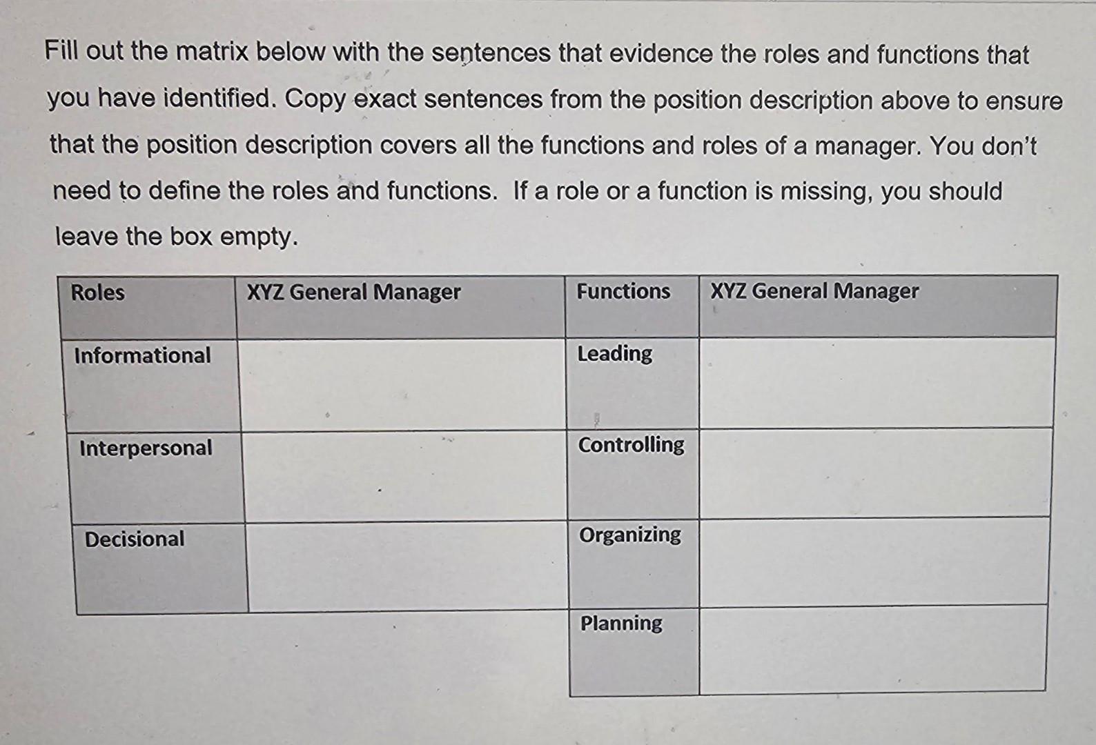 a human resources associate. Your supervisor asked you to provide feedback on