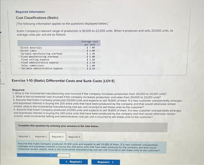Company's relevant range of production is 18,000 to 22,000 units. When it