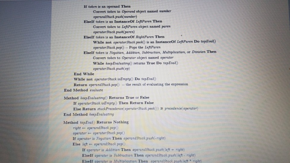and need help coding operator operand neg operator multiplication main left paren
