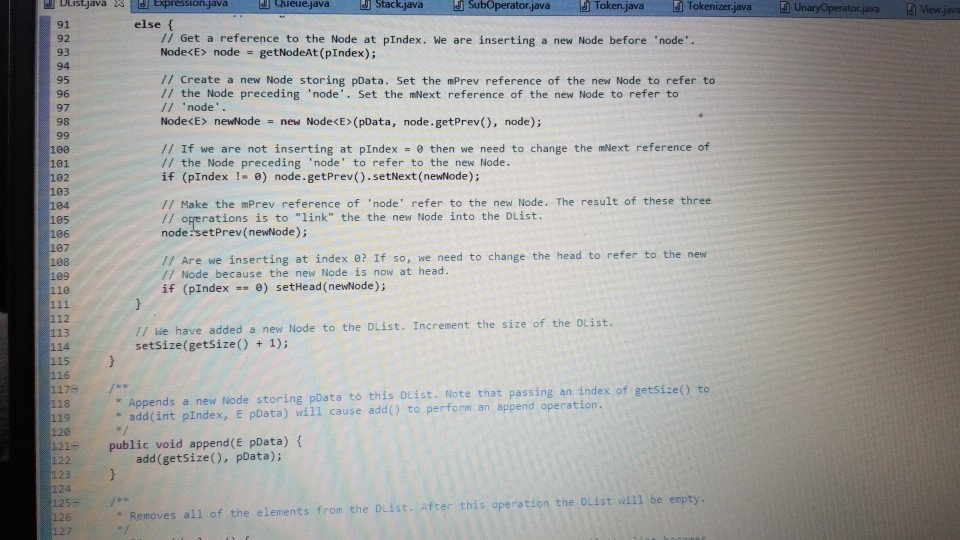 infix arithmetic expression, each operator has a precedence level, which for a