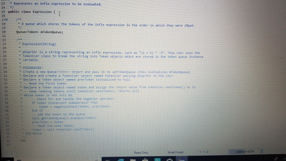 not pushed on the operator stack, but we assign them a precedence