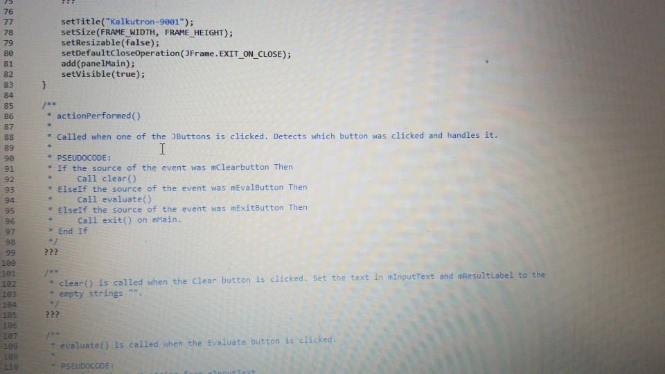 ElseIf operator is Subtraction Then operandStock.push left right) ElseIf operator is Multiplication