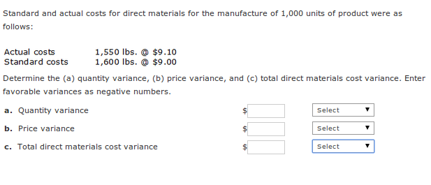 I need some help figuring this out please, thanks Standard and