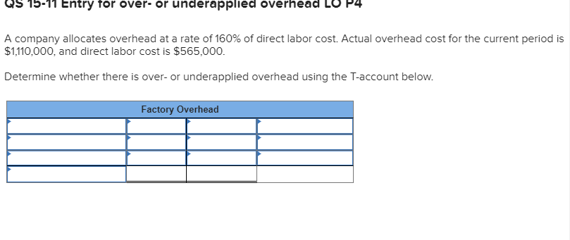  WS 15-17 Entry tor over- or underapplied overhead LU P4 A