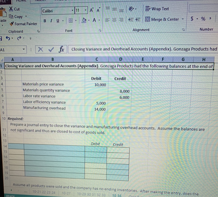  - / FILE % Cut Calibri 1 1 AN === Wrap