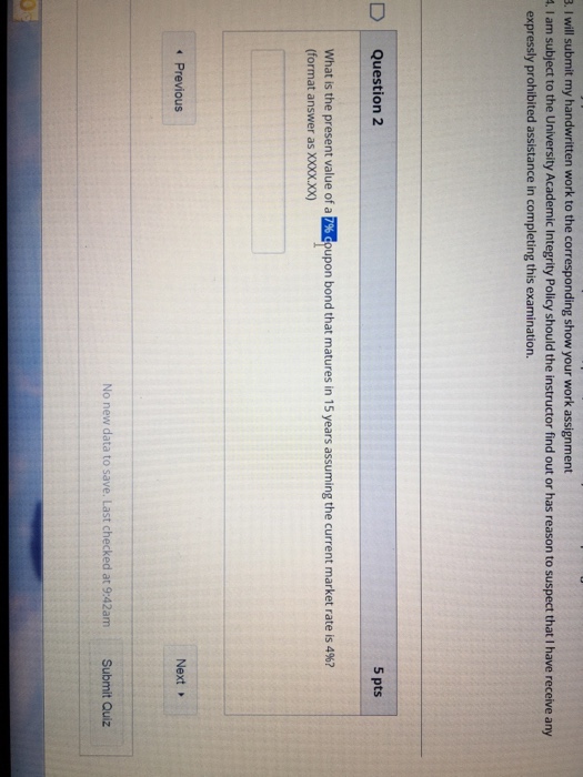  I will submit my handwritten work to the corresponding show your