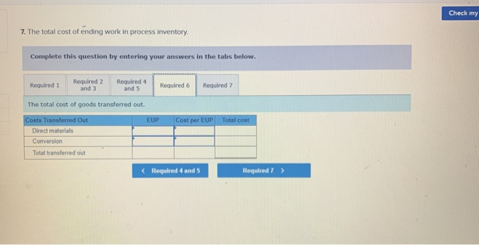 that conversion costs are added uniformly throughout the process. $140.540 30.000 Work